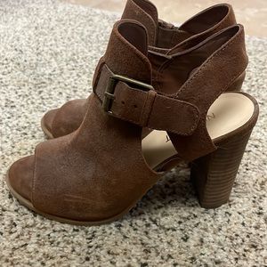 Nine West Peep Toe Booties